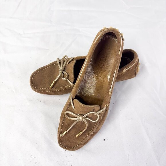 TODS PENNY LOAFER SHOES SIZE 35.5 - Picture 5 of 7